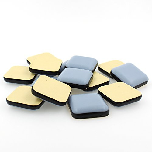 Lifeswonderful PTFE Teflon Meubelglijders - Vierkant - Zelfklevend - 16 stuks - Breedte: 3 cm