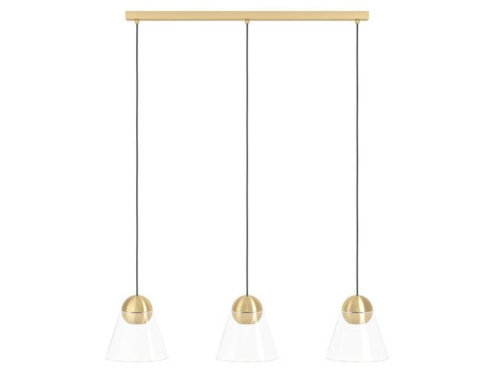 Cerasella Lustre Contemporain 3 Lumières Acier Laiton Brossé