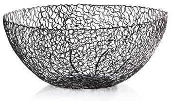 Zodax Seaflower Design Decorative Wrought Iron Bowl