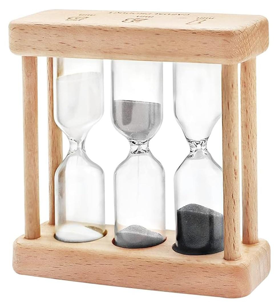 Dripio Houten zandloper timer voor spelletjes en decoratie