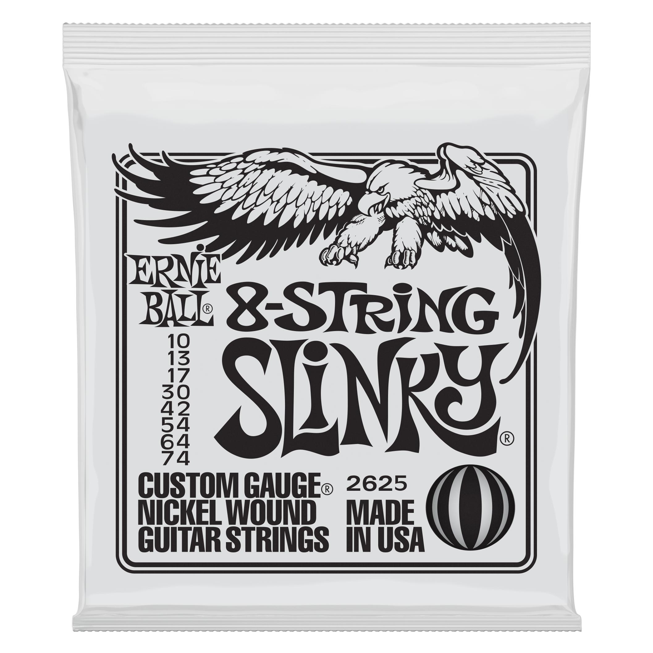 Ernie Ball Slinky Nickel (8x, E-Gitarre, 0.07") (EB2625)