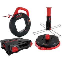 Kabelabroller Runpotec-Set XB 300 mit Multifunktionsdorn und Runpo 5 im Systemkoffer