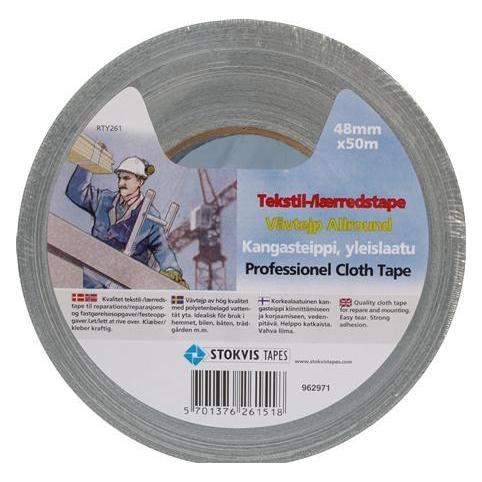 Stokvis Tapes STOKVIS Canvas Tape ProfessionalFarbe: SilberBreite: 48mm - Länge 50m (48 mm) (RTY26150SØ)