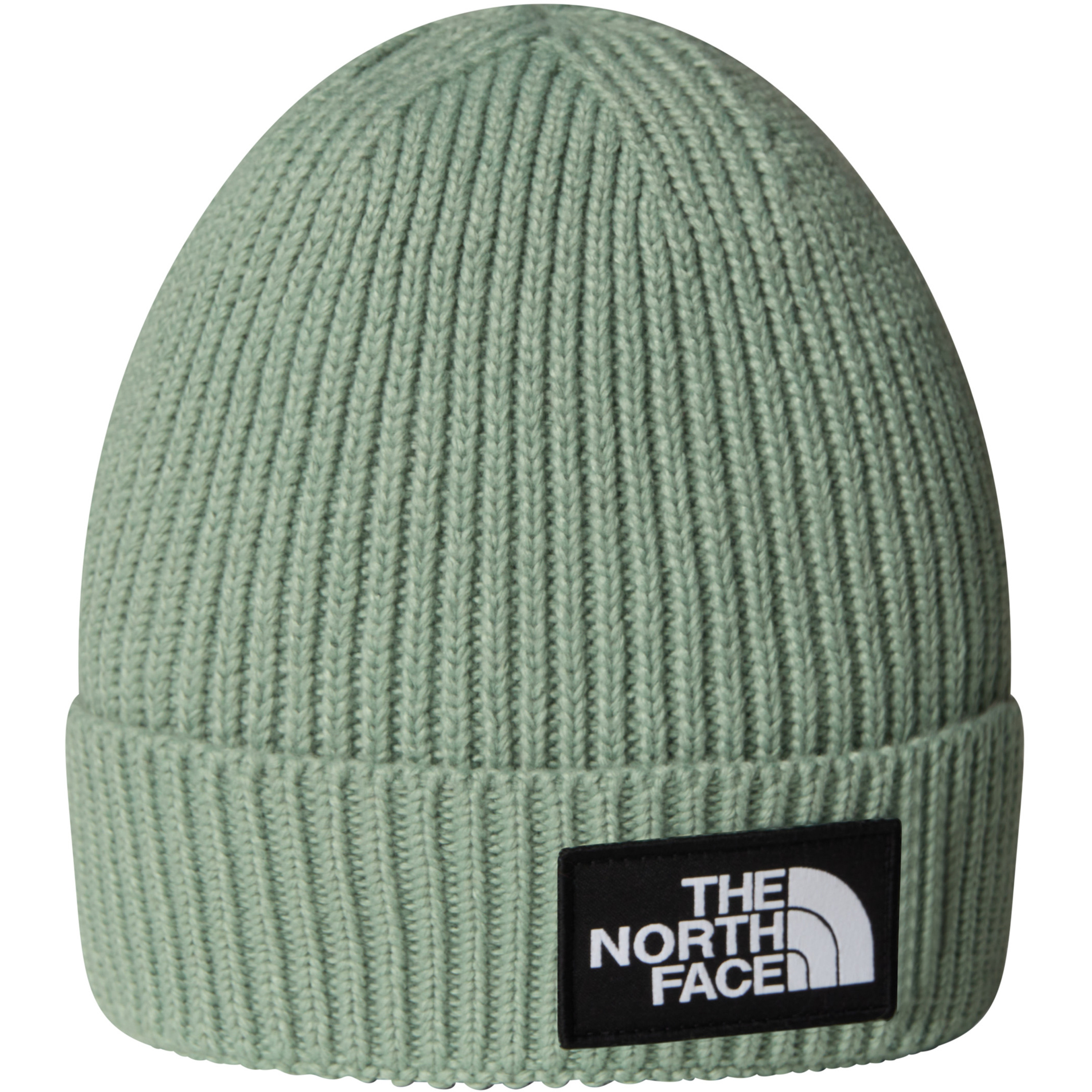 The North Face Logo Box Cuffed Kinder Mützen & Beanies gruen Lifestyle Elastisch