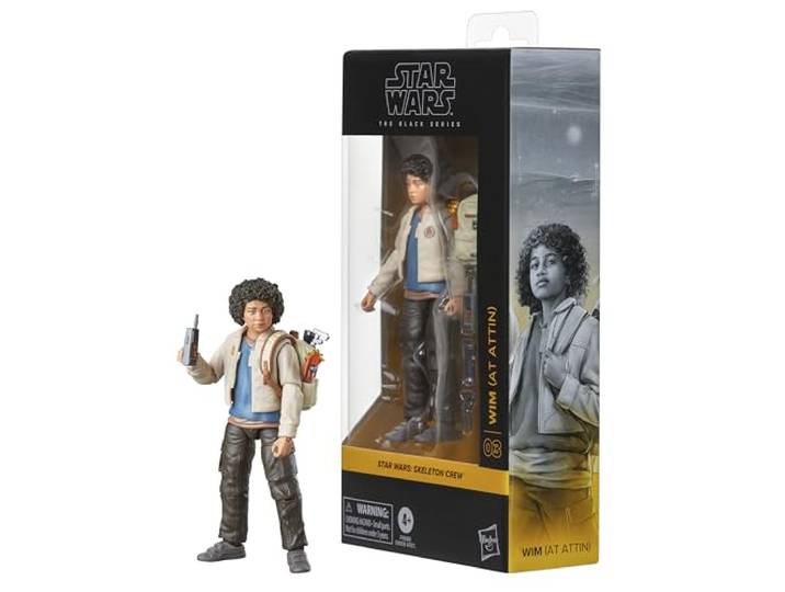 Star Wars The Black Series Wim (At Attin), Star Wars: Skeleton Crew figuur, 15 cm