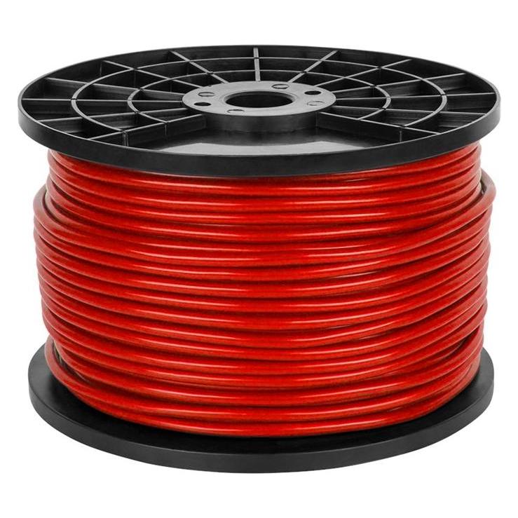 Azusa Stereo-Mikrofonkabel 6mm Rot (100 m) (KAB0605B)