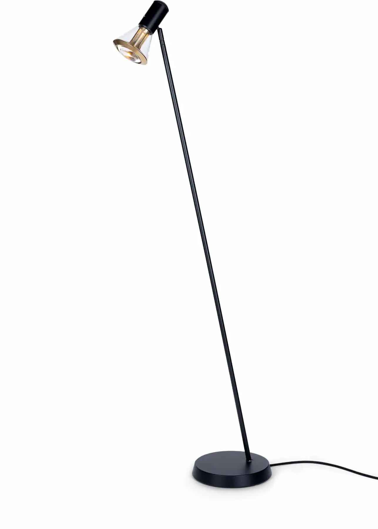 Less´n´more ETHICS LED-Leseleuchte, innen Schwarz, Kristallglas, Doppel-Casambi E-SL-C2-KSS-GC 4251908597970
