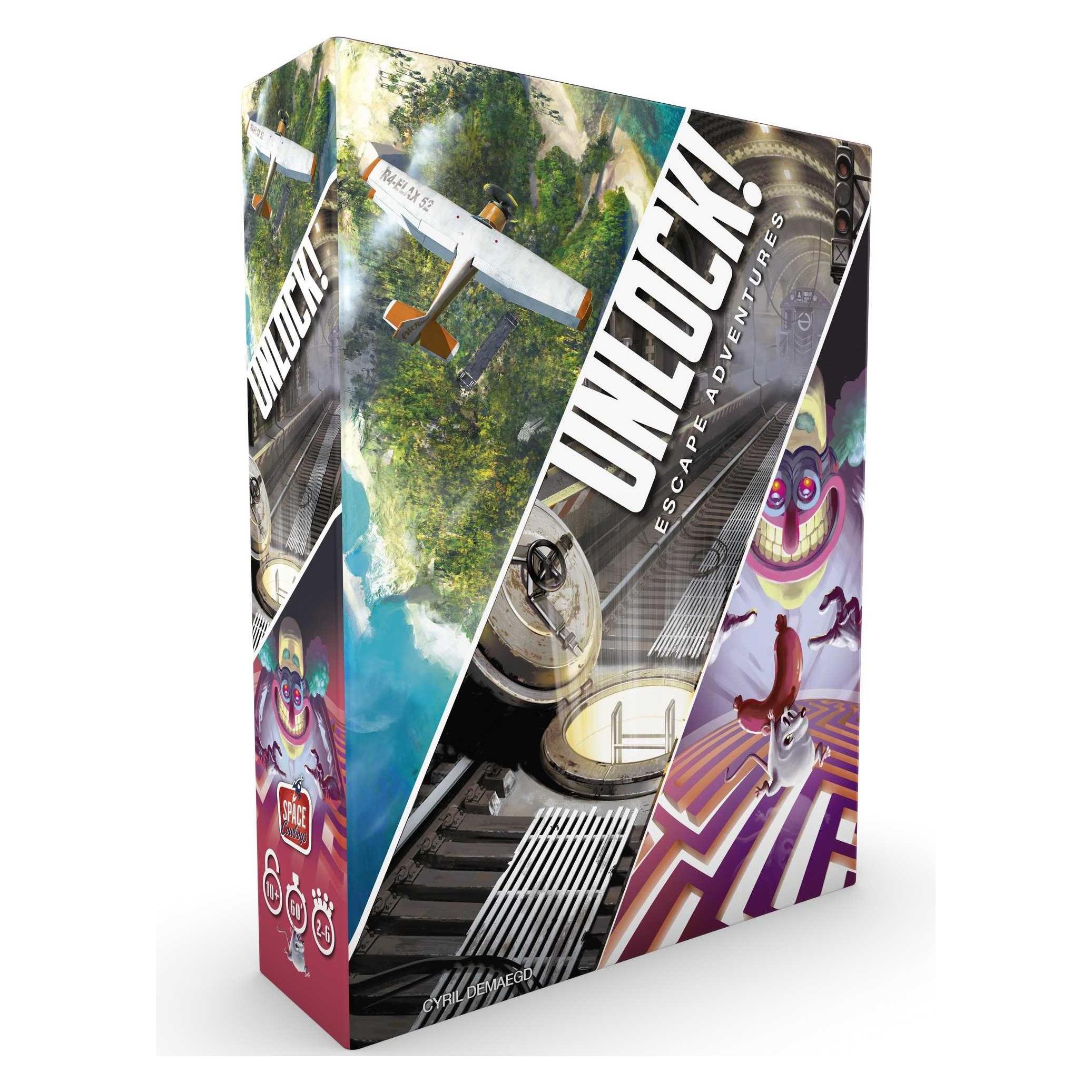 Enigma Asmodee Unlock! Escape Adventures (Englisch, 1 - 6 Spieler) (AMDUNLOCK01)