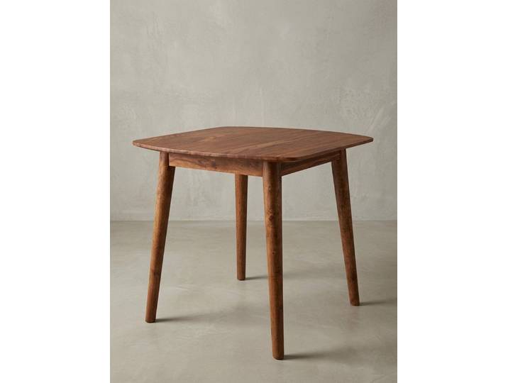 KADIMA DESIGN Esstisch Esszimmertisch 80x78x80 cm Massivholz Tisch Küchentisch Quadratisch (Massives Echt-Holz Modern), Designer Küchentisch Holz, Massivher Holztisch Rustikal, Speisetisch
