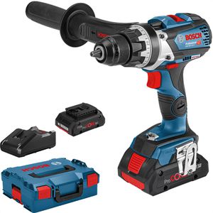 Bosch Akku-Bohrschrauber GSR 18V-110 C, 18V / 4,0 Ah, mit 2 ProCORE Akkus und Koffer