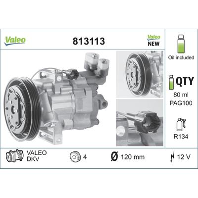 VALEO Kompressor, Klimaanlage NEW ORIGINAL PART 813113 für NISSAN