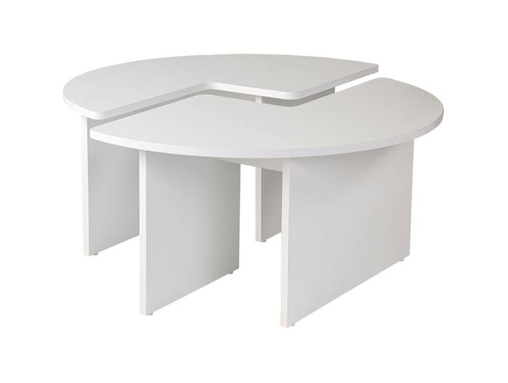 Salontisch Georis weiss Holzwerkstoff B 90 H 41 cm - Salontisch