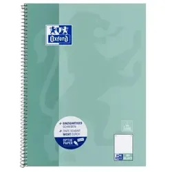 Oxford 400132378 Notizbuch A4 80 Blätter Blau, Grün