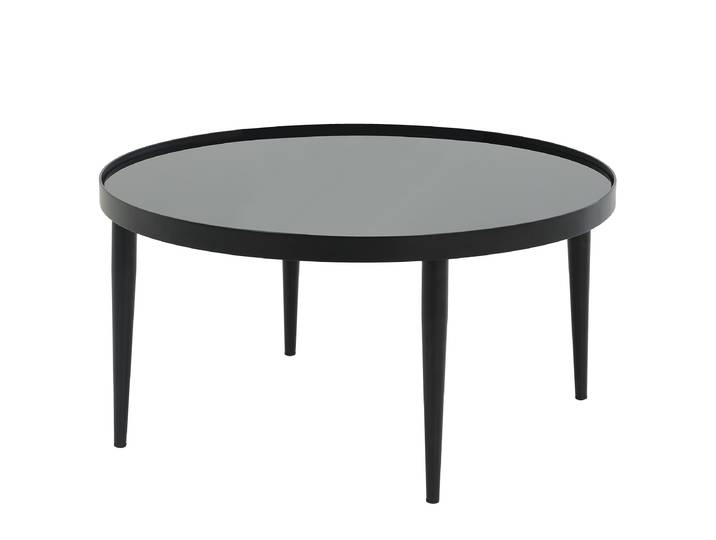 Couchtisch Ushaba Ø 80cm Schwarz