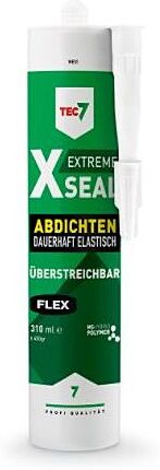 Premium Novatech TEC7 X-Seal Dichtstoff 528015217  310ml Kartusche,überstreichbar,Betongrau