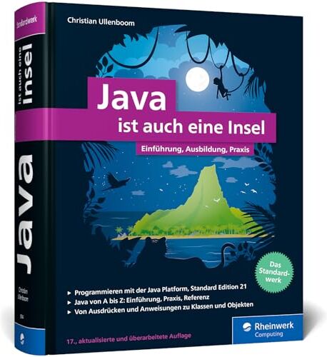 Christian Ullenboom - Java ist auch eine Insel: Das Standardwerk für Programmierer. Über 1.000 Seiten Java-Wissen. Mit vielen Beispielen und Übungen, aktuell zu Java 21 - Preis vom 13.10.2026 11:25:28 h