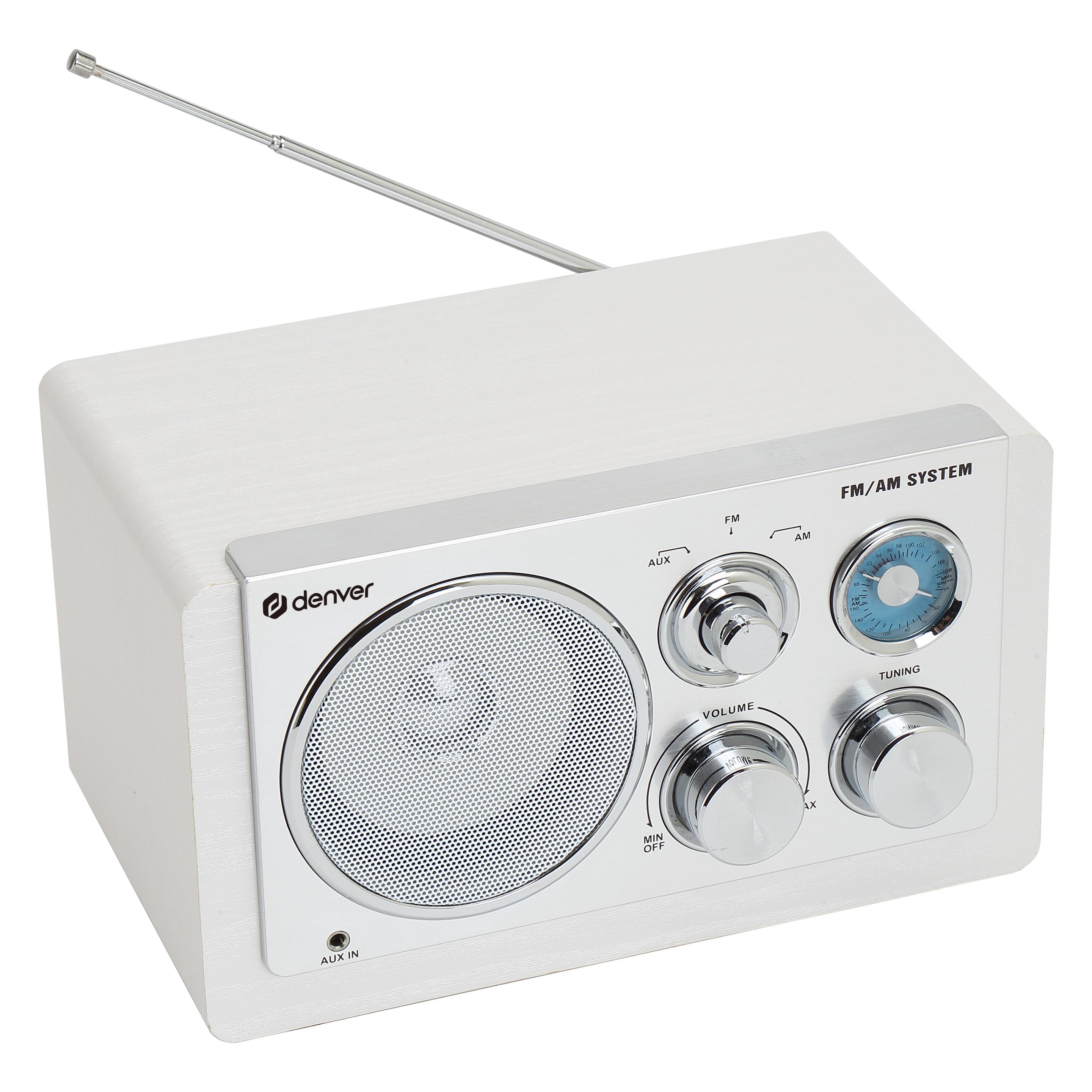 Denver TR-63W - Radio - Hvid (AM, FM) (111101000710)