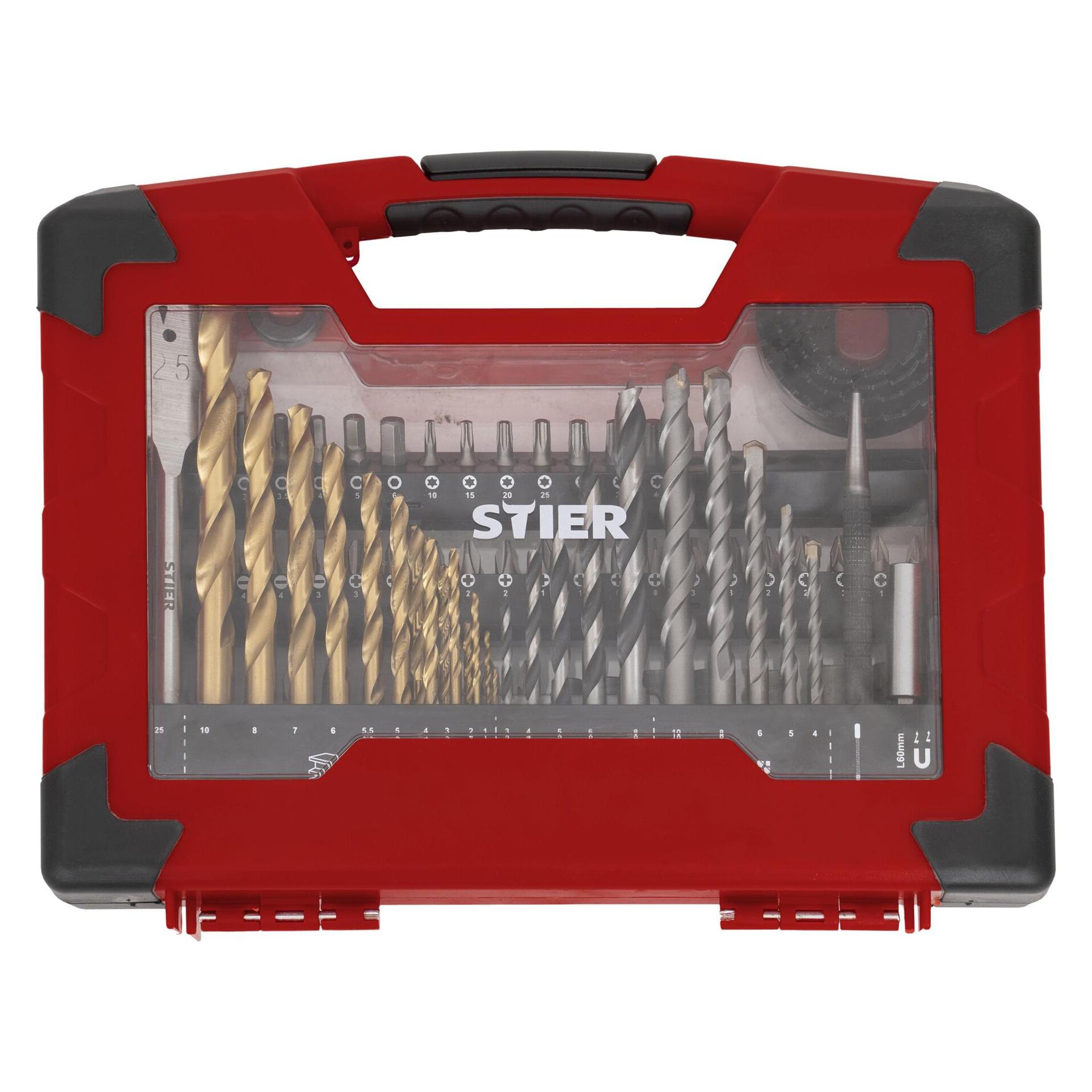 Stier TiN-Bohrer-, Säge- und Bit-Set 100-teilig (100 Teile) (52530875)