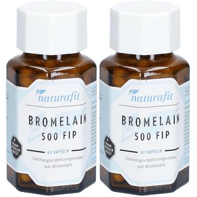 Naturafit Bromelain 500 FIP Kapseln 2x 2x60 St