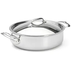 de Buyer Servierpfanne mit Deckel Affinity Edelstahl 28cm