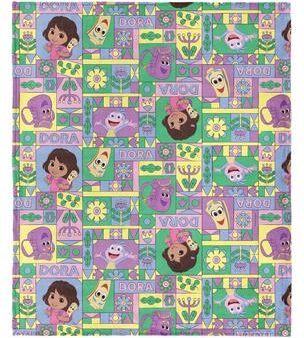 Northwest Nickelodeon Dora the Explorer Silk Touch Throw Blanket