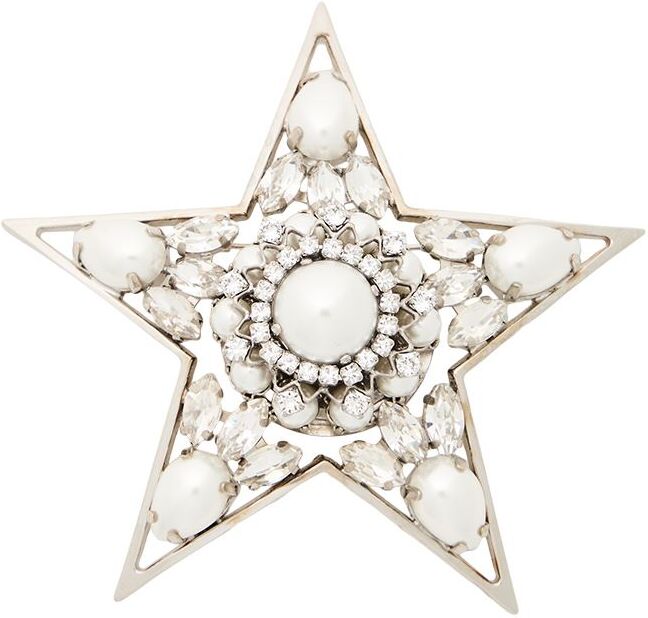 Balmain Broche Unisex Plata -- Unisex