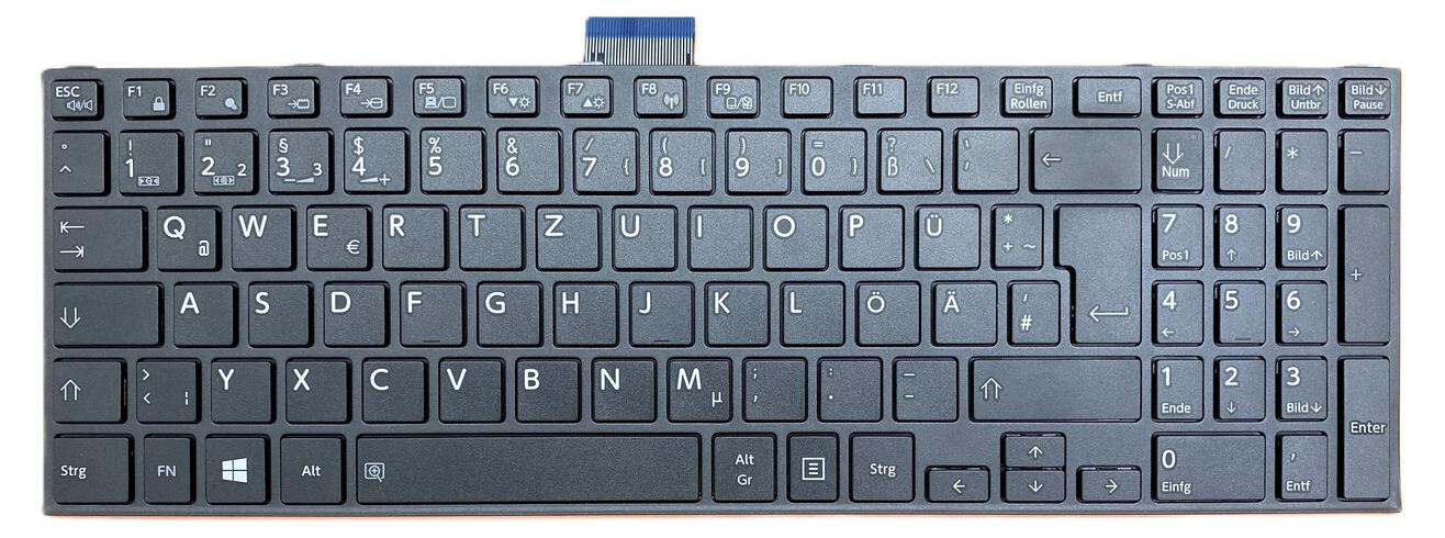 T-ProTek Duits toetsenbord compatibel met Toshiba Satellite Pro R50-C-10X