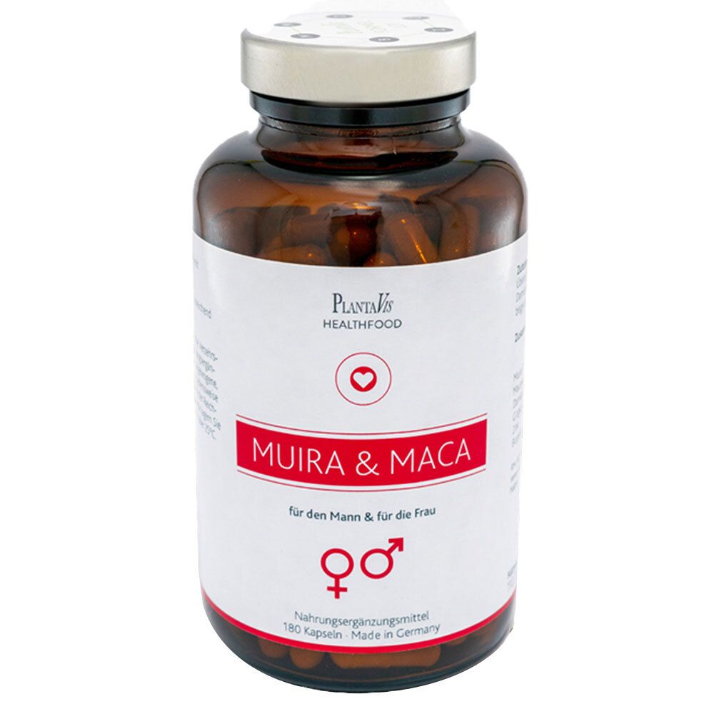 Muira & Maca für den Mann die Frau Kapseln 180 St