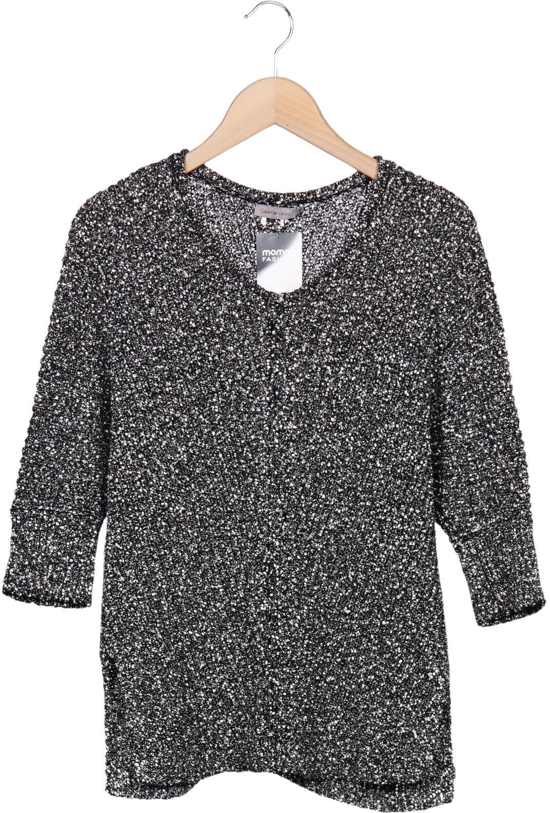 Calvin Klein Jeans Damen Pullover, Grau, Gr. M, Baumwolle - Second Hand
