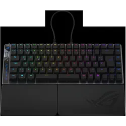 ASUS Tastatur ROG Falcata DE (DE, Kabelgebunden, Kabellos), Tastatur, Schwarz