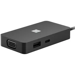 Microsoft USB-C Travel Hub Black USB-Grafikadapter Schwarz