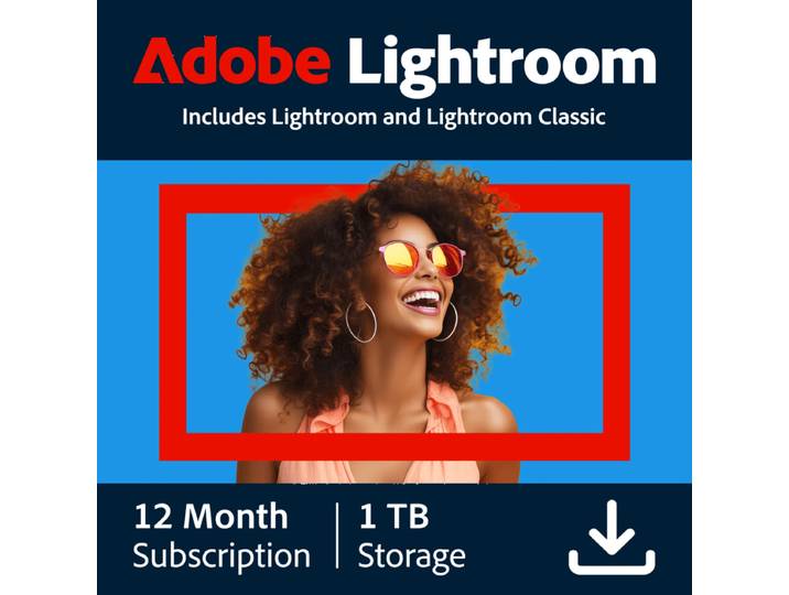 Adobe Lightroom CC 1 jaar + 1TB Cloudopslag - Digitaal