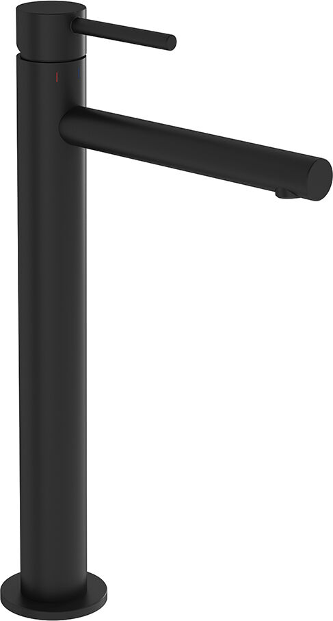 Vitra Origin mitigeur lavabo A4255836 saillie 160mm, sans garniture de vidange , pour vasque à poser, haut, noir mat