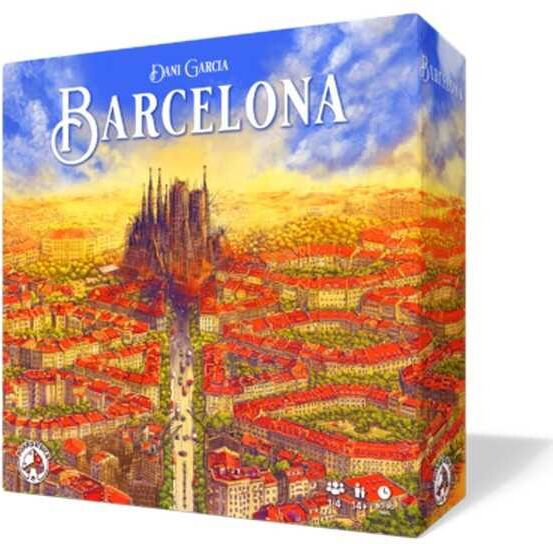 Barcelona Board Game - Set in 19th-century Barcelona, Ages 10+, Strategic City-Building Board Game by Board And Dice