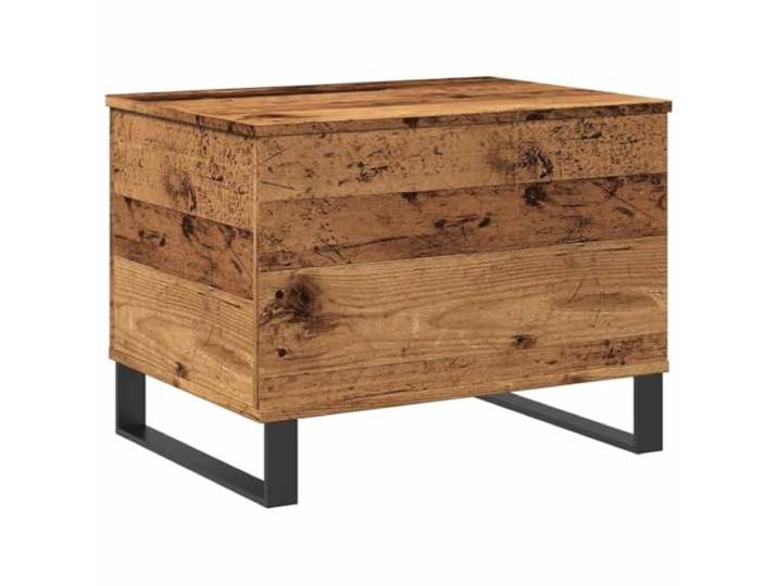 Couchtisch Altholz 60x44,5x45cm Stabile Tischplatte, Stauraum, Holzwerkstoff, pflegeleicht