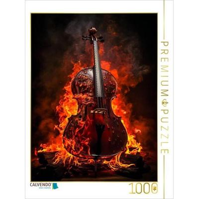 CALVENDO Puzzle Ein Motiv aus dem Kalender Musik on Fire | 1000 Teile Lege-Größe 64x48cm Foto-Puzzle für glückliche Stunden, Game von , Calvendo