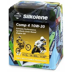 10W-30 Fuchs Silkolene Comp 4 XP Motorrad Motoröl 4 Liter