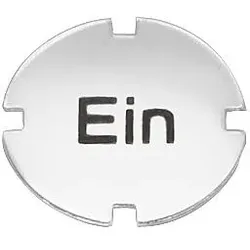 Siemens 3SB2901-4AB Einlegeschild für Drucktaster und Leuchtdrucktaster, flach, klar 3SB29014AB  - 10 Stück
