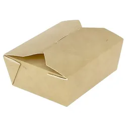 MONOUSO - SnackBox Amerikanische Kraft 10,7x8,65x4,5cm 400ml (50 Stück)