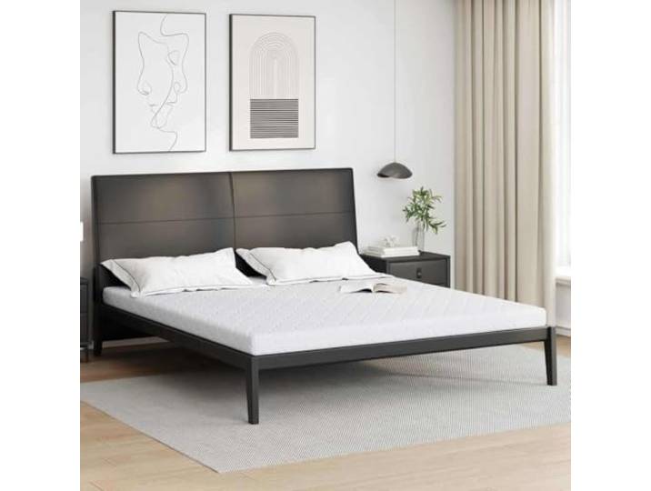 KTHLBRH Weiße Matratze 180 x 200 cm mit Jacquard-Stoff und Kokosnussschicht Mittelfest, PU-Schaum, Kokosnussschicht, pflegeleicht, Innenbereich, modernes Design