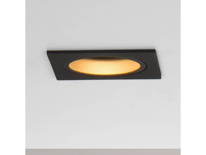 Einbauleuchte Embed Typ B 9 x 3 x 9cm Schwarz Eisen GU10