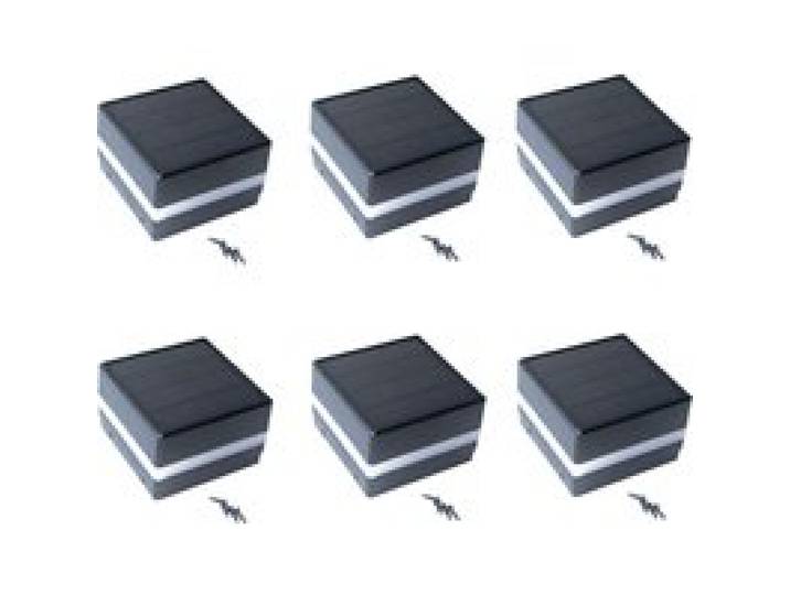 HOME DELUXE Capuchon de poteau à LED RANO (6 pièces)