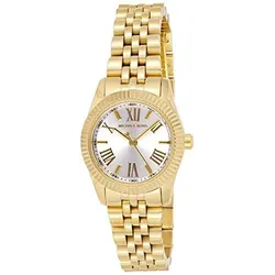 Michael Kors Damen Analog Quarz Uhr mit Edelstahl beschichtet Armband MK3229