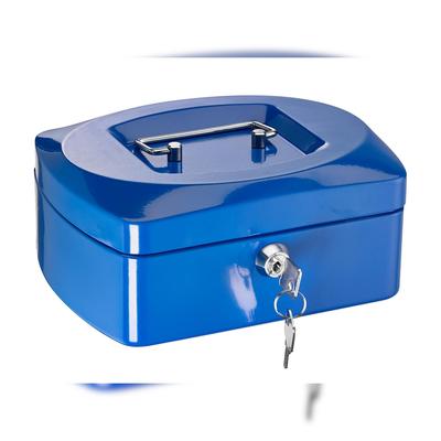 Alco Geldkassette Stahlblech 152x119xx76mm blau