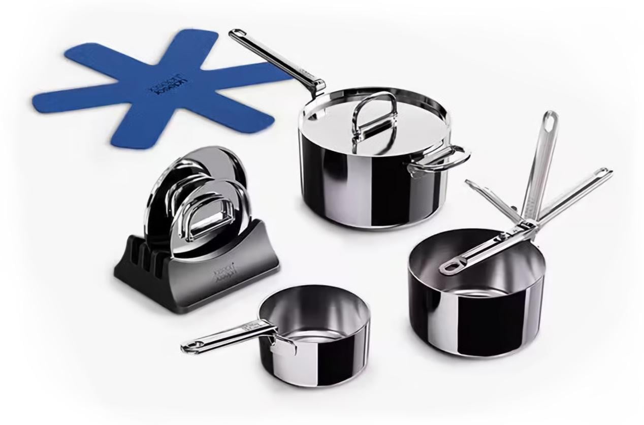 Joseph Joseph Space Steel Set van 3 ronde citruspersen