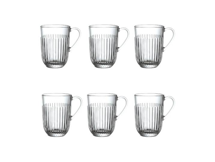 La Rochère Mug Ouessant 40 cl, lot de 6 Transparent