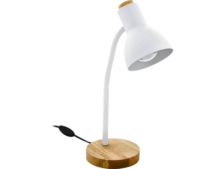 EGLO Veradal Tafellamp - E27 - 42 cm - Bruin/Wit