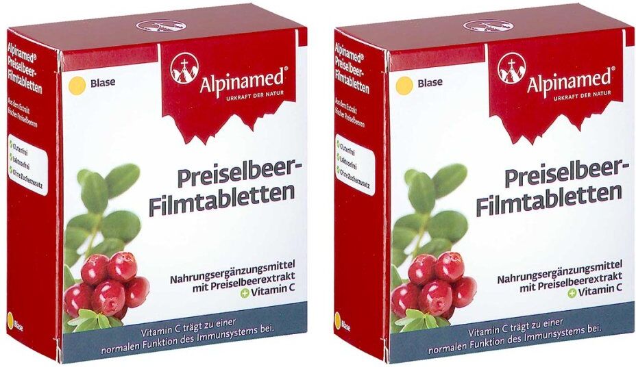Alpinamed Preiselbeer Filmtabletten 2x120stk