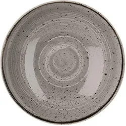 Churchill Suppenteller Stonecast Keramik Grau 18,2cm