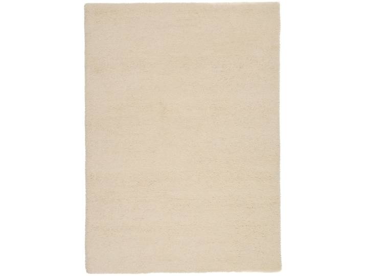 Tapis berbère marocain noué main en laine - Blanc 70x140 cm